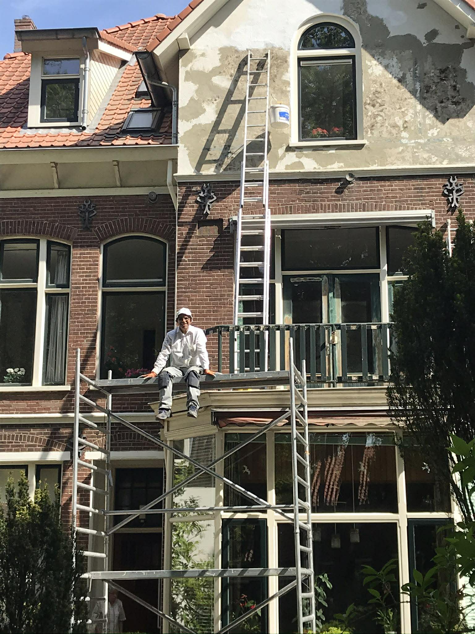 Zijgevel schilderwerk